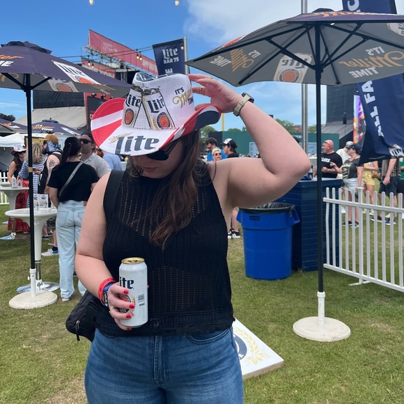 Crocheted Black Tank - Picture 2 of 5